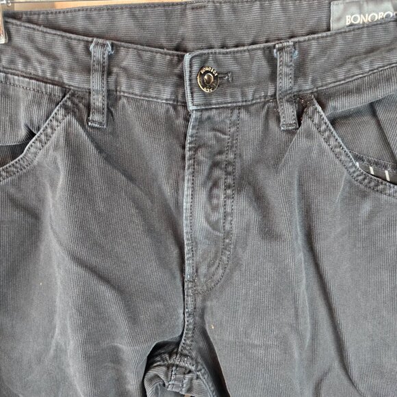 Bonobos Pants Mens 32x32 Gray 5 Pocket Striped Stretch Casual Preppy Normcore A3 - Picture 5 of 10